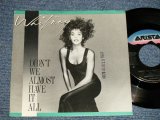 画像: WHITNEY HOUSTON - A) DIDN'T WE ALMOST HAVE  B) DIDN'T WE ALMOST HAVE  (Ex+++/MINT- STPOFC)  / 1987 US AMERICA ORIGINAL "PROMO ONLY SAME FLIP" Used 7" 45 rpm Single with PICTURE SLEEVE  