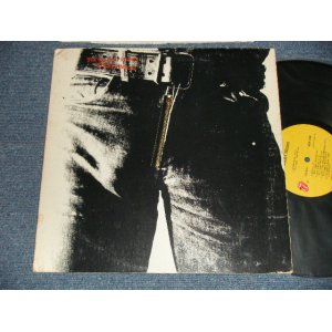 画像: The ROLLING STONES - STICKY FINGERS ( Matrix #  A) ST-RS-712189 D PR Rolling Stones Records  B) ST-RS-712190 D PR Rolling Stones Records ) ( Ex++/Ex+++ Looks:Ex++ ) / 1971 US AMERICA "RECORDS CLUB Released Version" "ZIPPER COVER" "UNDER LICENCEISSUED by ATLANTIC"Credit at bottom on Label"  Used LP 