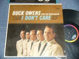 画像: BUCK OWENS And His BUCKAROOS - I DON'T CARE ( Ex/Ex+ EDSP) / 1964 US AMERICA  ORIGINAL 1st Press "BLACK with RAINBOW CAPITOL Logo on Top label" STEREO Used LP 