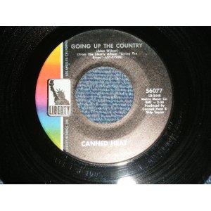 画像: CANNED HEAT  - A) GOING UP THE COUNTRY  B) ONE KIND FAVOR (Ex+/Ex+) / 1968 US AMERICA ORIGINAL Used 7"Single