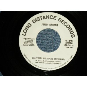 画像: JIMMY CASTER - A) STAY WITH ME  B) CAN'T HELP FALLING IN LOVE WITH YOU (Ex+++/Ex+++)  / 1980 US AMERICA ORIGINAL "WHITE LABEL PROMO" Used 7"45 