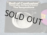 画像: The TEMPTATIONS - A) BALL OF CONFUSION (PSYCHE FUNK)  B) IT'S SUMMER (BALLAD) (Ex/Ex++ Looks:Ex)  / 1970 US AMERICA ORIGINAL Used 7"45  with PICTURE Sleeve 