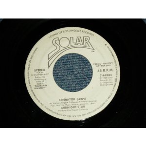 画像: MIDNIGHT STAR - OPERATOR (Ex/Ex) / 1984 US AMERICA ORIGINAL "PROMO ONLY SAME FLIP" "white label promo" Used 7"45 