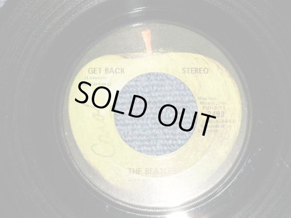 画像1: The BEATLES -  A) GET BACK  B) DON'T LET ME DOWN (Ex+/Ex+ WOL) ) / 1969 US AMERICA ORIGINAL Used 7" Single  