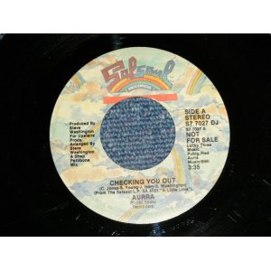 画像: AURRA - CHECKING YOU OUTA) MONO  B) STEREO (Ex+/Ex+)   / 1982 US AMERICA ORIGINAL "PROMO ONLY SAME FLIP MONO /STEREO"  Used 7"45 