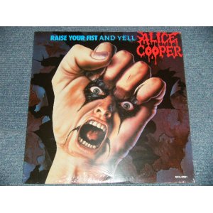 画像: ALICE COOPER - RAISE YOUR FIST AND YELL (SEALED) /1987 US AMERICA ORIGINAL "BRAND NEW SEALED" LP 