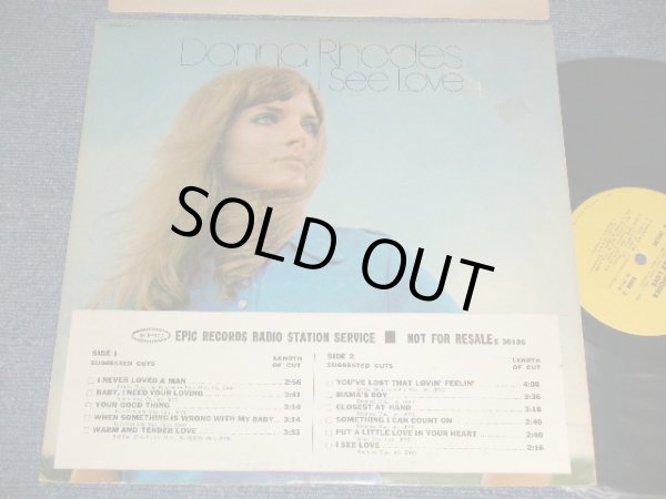 画像1: DONNA RHODES - I SEE LOVE (Ex/MINT- EDSP) / 1971 US AMERICA ORIGINAL "PROMO" Used LP 