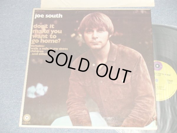 画像1: JOE SOUTH - DON'T IT MAKE YOU WANT TO GO HOME (Ex/Ex+++ TAPESEAM)/ 1969 US AMERICA ORIGINAL 1st Press "LIME GREEN Label" Used LP