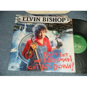 画像: ELVIN BISHOP - Don't Let The Bossman Get You Down (MINT-/MINT CUTOUT) /1991 US AMERICA ORIGINAL Used LP 