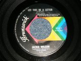 画像: JACKIE WILSON - A) LET THIS BE A LETTER  B) DIDN'T I (Ex+++/Ex+++) / 1970 US AMERICA ORIGINAL Used 7"45