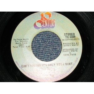 画像: BARRY WHITE - A) DON'T MAKE ME WAIT TOO LONG  B) CAN'T YOU SEE IT IS ONLY YOU (Ex/Ex)) / 1976 US AMERICA ORIGINAL Used 7"45