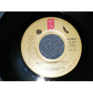 画像: HAROLD MELVIN & The BLUE NOTES - WAKE UP EVERYBODY A) PART 1 B) PART 2 (Ex++/Ex++) / 1975 US AMERICA ORIGINAL Used 7"45 