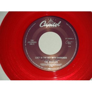 画像: The BEATLES - A) LUCY IN THE SKY WITH DIAMOND  B) WHEN I'M 64 (for JUKEBOX) (NEW)/ 1996 US AMERICA REISSUE "RED WAX/Vinyl" "BRAND NEW" 7" Single