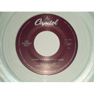 画像: The BEATLES - A) I WANT TO HOLD YOUR HAND   B) THIS BOY (for JUKEBOX) (NEW)/ 1994 US AMERICA REISSUE "CLEAR WAX/Vinyl" "BRAND NEW" 7" Single