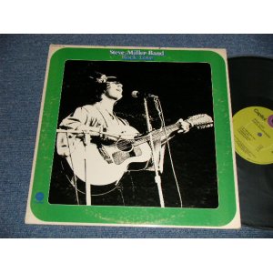 画像: STEVE MILLER BAND - ROCK LIVE (Matrix # A) F 2  CJ *  B) F 2  CJ * ) (Ex/MINT-) / 1971 US AMERICA ORIGINAL "GREEN with Purple 'C' Logo on TOP Label" Used LP