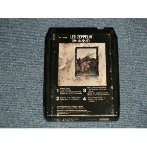 画像: LED ZEPPELIN - IV (Ex++/?) / 1977 Version US AMERICA REISSUE Used 8 TRACK CARTRIDGE TAPE