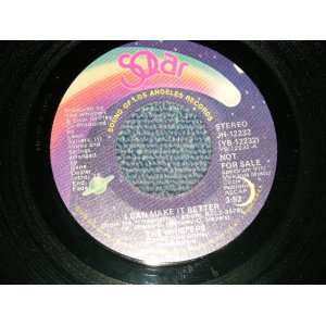 画像: The WHISPERS - I CAN MAKE IT BETTER  A) STEREO B) MONO  (MINT-/MINT-) / 1989 US AMERICA ORIGINAL "PROMO ONLY SAME FLIP" Used 7" Single 