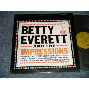 画像: BETTY EVERETT And The IMPRESSIONS - BETTY EVERETT And The IMPRESSIONS (Ex++/Ex+++ EDSP) / 1966 US AMERICA ORIGINAL "STEREO" Used LP 