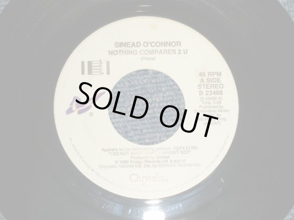 画像1: SINEAD O'CONNOR  - A) NOTHING COMPARES 2 U  B)JUMP IN THE RIVER  (MINT-/MINT- Press Miss) /1990 US AMERICA ORIGINAL 7" Single