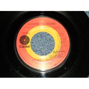 画像: GFR GRAND FUNK RAILROAD - A) CLOSER TO HOME  B) AIMLESS LADY (Ex/VG+++　　をＬ) / 1970 US AMERICA ORIGINAL Used 7" Single