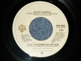 画像: ALICE COOPER - A) HOW YOU GONNA SEE ME NOW  B) NO TRICKS (MINT-/MINT-) / 1978 US AMERICA ORIGINAL Used 7" 45rpm  Single 