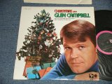 画像: GLEN CAMPBELL v.a. Various -  CHRISTMAS WITH GLEN CAMPBELL (Ex++/Ex+++ Looks:MINT-) /1971 Version US AMERICA REISSUE 2nd Press Used LP 