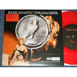 画像: RAGE AGAINST THE MACHINE - A) SLEEP NOW IN THE FIRE  B) GUERRILLA RADIO (LIVE) (NEW) / 2000 UK ENGLAND ORIGINAL "LIMITED # 0307"  "RED WAX Vinyl" "BRAND NEW" 7" 45rpm Single  With PICTURE SLEEVE