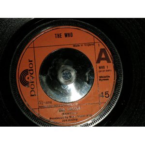 画像: THE WHO - A) HAD ENOUGH  B) WHO ARE YOU (NEW) / 1978 UK ENGLAND ORIGINAL "BRAND NEW" 7" 45rpm Single  