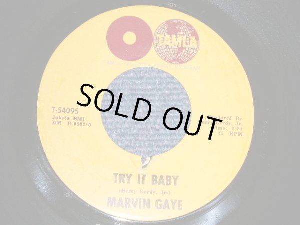 画像1: MARVIN GAYE - A) TRY IT BABY  B) IF MY HEART COULD SING (Ex++/Ex++ BB) / 1964 US AMERICA ORIGINAL Used 7" 45 rpm Single  