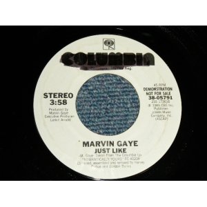 画像: MARVIN GAYE - JUST LIKE (Ex+++/Ex++ WOL, ) / 1985 US AMERICA ORIGINAL "PROMO ONLY SAME FLIP" Used 7" 45 rpm Single  