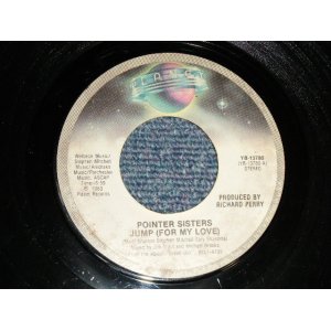 画像: POINTER SISTERS - A) JUMP (FOR MY LOVE) B) HEART BEAT (VG++/VG++) / 1982 US AMERICA ORIGINAL Used 7"45  Single