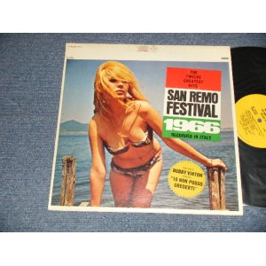 画像: V. A.  VARIOUS / OMNIBUS  - SAN REMO FESTIVAL 1966  : THE TWELVE GREATEST HITS (Ex+++, Ex+/Ex+++) / 1966 US AMERICA ORIGINAL STEREO Used LP  