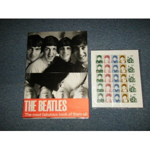 画像: THE BEATLES - THE MOST FABULOUS BOOK OF THEM ALL with "20th ANNIVERSARY SEAL SHEET" (Ex++) / 1980's? Version UK ENGLAND REISSUE Used BOOK 