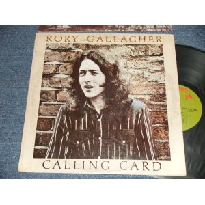 画像: RORY GALLAGHER - CALLING CARD (Ex+/MINT-) / 1976 US AMERICA ORIGINAL 1st Press "GREEN Label" Used LP