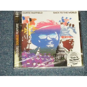 画像: CURTIS MAYFIELD - BACK TO THE WORLD/LOVE (SEALED) / 1998 UK ENGLAND ORIGINAL"2 in 1"  "BRAND NEW SEALED" CD 