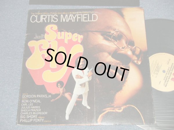 画像1: CURTIS MAYFIELD - ost SUPER FLY (Ex+/Ex++ Looks:Ex+ SWOL) / 1979 Version US AMERICA REISSUE Used LP 