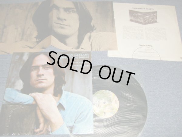 画像1: JAMES TAYLOR - SWEET BABY JAMES : With POSTER SONG SHEET : 2nd Press "TITLE Credit" on Front Cover (Matrix #A)WS-1-1843- LW3 → * 2 B)WS-2-1843- LW3 → * 2 ) "LOS ANGELES  Press" (MINT-/MINT-) / 1974 Version US AMERICA 2nd Press "BURBANK STREET Label" Used LP