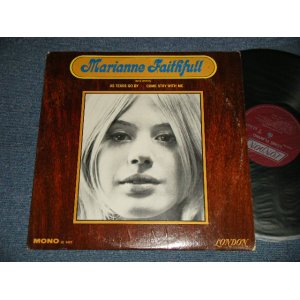 画像: MARIANNE FAITHFULL - MARIANNE FAITHFULL (Matrix #A) ARL-6753-R B) ARL-6754) (Ex++/Ex++ Looks:Ex) / 1966 Version US AMERICA  2nd Press "MARRON Label with Boxed LONDON" MONO Used LP 