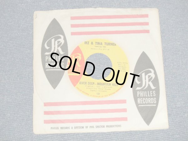 画像1: IKE & TINA TURNER - A) RIVER DEEP-MOUNTAIN HIGH  B) I'LL KEEP YOU HAPPY (MINT-/MINT-) / 1966 US AMERICA ORIGINAL Used 7"Single  