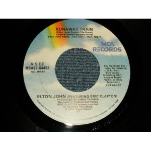 画像: ELTON JOHN - A) RUNAWAY TRAIN   B) UNDERSTANDING WOMEN (Ex+++ Looks:Ex+/Ex+++) / 1992 US AMERICA ORIGINAL Used 7"Single 