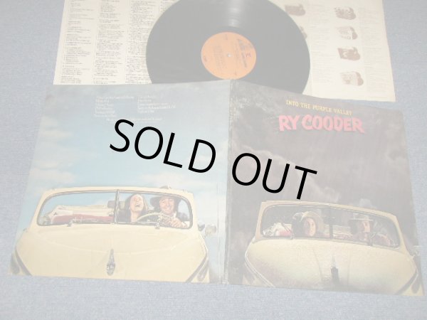 画像1: RY COODER - INTO THE PURPLE VALLEY :With SONG SHEET (Matrix #A) MS-2052A  31258-1A  K \  B) MS-2052  31259-B 1C  B  S\) "SANTA MARIA Press" in CA. (Ex++/Ex+++ ) / 1972  US AMERICA  ORIGINAL 1st press "BROWN with STEREO Label" Used LP 