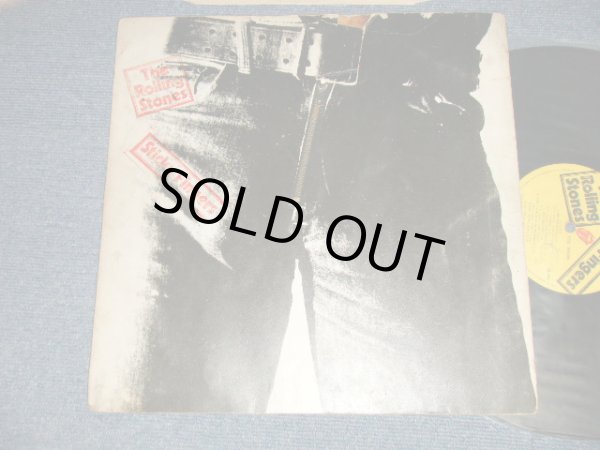 画像1: The ROLLING STONES - STICKY FINGERS (NO INSERTS) (Matrix No. A4/B4) (Ex+/VG++ A-3, B-4:POOR) / 1971 UK ENGLAND  ORIGINAL "ZIPPER COVER. WORKING" Used LP 