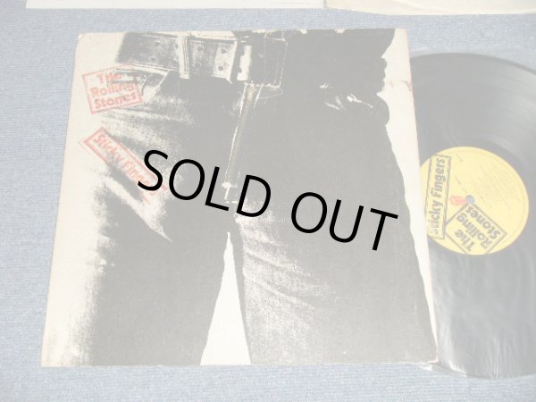 画像1: The ROLLING STONES - STICKY FINGERS (With INSERTS) (Matrix No. A3/B4)(Ex++/Ex++ Looks:Ex+) / 1971 UK ENGLAND  ORIGINAL "ZIPPER COVER. WORKING" Used LP 