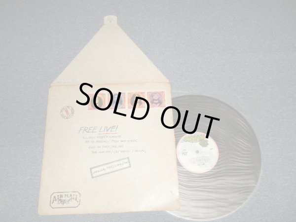 画像1: FREE - FREE LIVE! ( Matrix # A)ILPS9160A-1U STERLING LH  B) ILPS9160B-1U STERLING LH ) (Ex/Ex Looks:Ex) /1971 UK ENGLAND ORIGINAL "PINK RIM Label" Used LP  