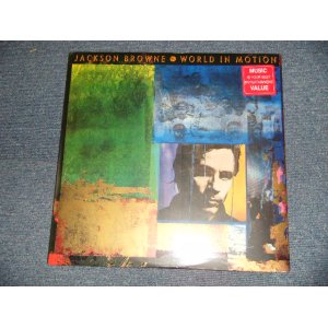 画像: JACKSON BROWNE - WORLD IN MOTION  ( SEALED Cutout) / 1989 US AMERICA ORIGINAL "BARND NEW SEALED" LP