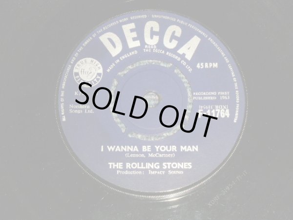 画像1: The ROLLING STONES - A) I WANNA BE YOUR MAN   B)STONED (Ex/Ex Warp)/ 1963 UK ENGLAND ORIGINAL Used 7" Single 