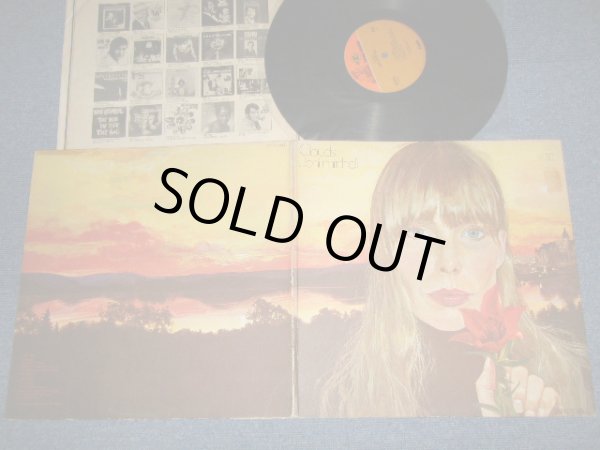 画像1: JONI MITCHELL  - CLOUDS (Matrix #A)30885 RS 6341A 1C 1 P 0 B)30886 RS 6341 B-1B  P 0   "PITMAN Press in NEW JERSEY" (Ex++/MINT- TAPESEAM, EDSP)  / 1969 US AMERICA ORIGINAL "1st Press ORANGE & BROWN with 'w7 r'  Label" 1st Press  "UN-GROSSY/TEXTURED Cover" Used LP