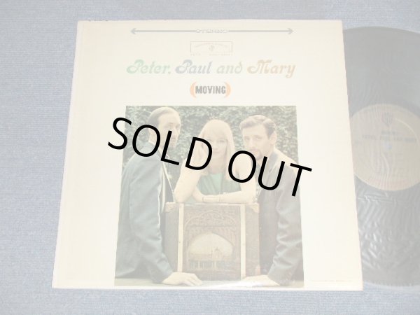 画像1: PP&M PETER PAUL & MARY - MOVING (Ex+++/Ex+++) / 1963 US AMERICA ORIGINAL 1st Press "GOLD Label" "STEREO" Used  LP 
