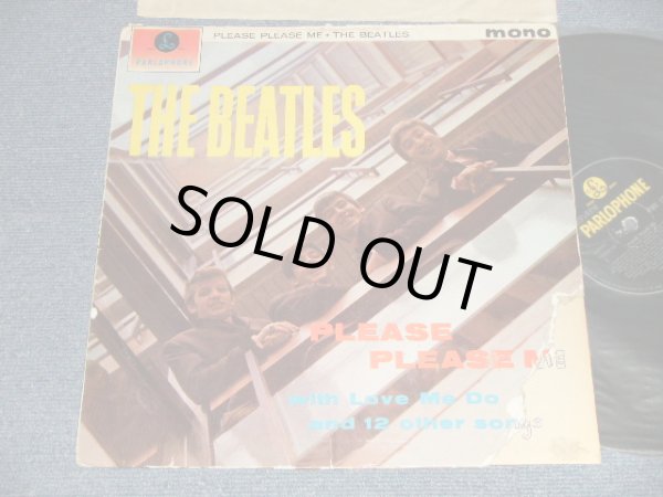 画像1: THE BEATLES - PLEASE PLEASE ME (Matrix #A)XEX-421-1N  GDD  1 4   B)XEX-422-1N  GDR  4) (FC:POOR, BC:VG++/Ex++ Looks:A)Ex, B):Ex+++) / 1963 UK ENGLAND "YELLOW PARLOPHONE Label" MONO Used LP