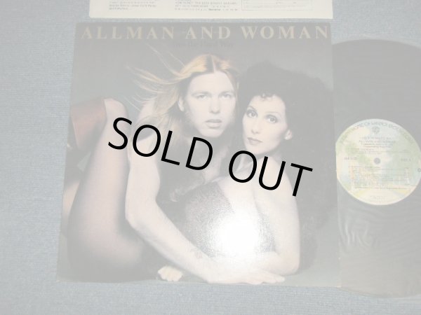 画像1: ALLMAN AND WOMAN (GREGG ALLMAN : The ALLMAN BROTHERS BAND + CHER) - TWO THE HARD WAY (Ex++/MINT-) /1977 US AMERICA ORIGINAL Used LP 